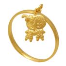 Anel Filhos com Duas Meninas Folheado em Ouro 18K Softjoias Anel Filhos com Duas Meninas Folheado em Ouro 18K Softjoias