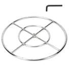 Anel Fire Pit Burner Stanbroil 24 polegadas em aço inoxidável 304