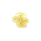 Anel flor absoluta banhado a ouro Anel flor absoluta banhado a ouro