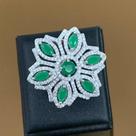 Anel Flor de Esmerada