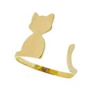 Anel gato banhado a ouro - falange Anel gato banhado a ouro - falange