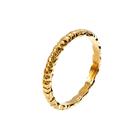 Anel Gominhos Delicado Banhado a Ouro 18k
