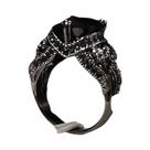 Anel Gótico Punk Com Asa De Zircônia Estilo Vintage Joia Falsa Acessório Para Festa De Halloween Anel Gótico Punk Com Asa De Zircônia Estilo Vintage Joia Falsa Acessório Para Festa De Halloween