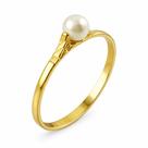 Anel Infantil em Ouro 18k com Pérola de 4.30 mm Anel Infantil em Ouro 18k com Pérola de 4.30 mm