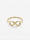 Anel Infinito 18k - 0.55 Cor:AmareloTamanho:11