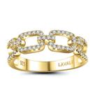 Anel LAVALE Moissanite Sterling Silver D Color VVS1 Tamanho 5-10