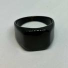 Anel Masculino Preto - Aço Inox