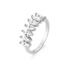 Anel meia aliança navetes moissanite 3x6mm 2.1ct joia de prata luxo möverich tamanho:22