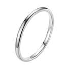 Anel Minimalista Prateado Escovado Para Homens E Mulheres, Aliança De Casamento, Anel De Noivado,
