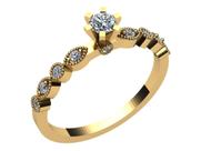 Anel Navete ouro 18k Diamantes Pronta Entrega Anel Navete ouro 18k Diamantes Pronta Entrega