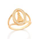 Anel nossa senhora aparecida com zircô 511659 Rommanel Anel nossa senhora aparecida com zircô 511659 Rommanel