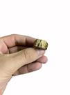 Anel nossa senhora aparecida regúlavel - banhado a ouro 18k