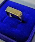 Anel Ouro 18 Kilates 2 Gramas Reto 15 x 5 mm