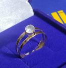 Anel Ouro 18 kilates Casamento Noivado Compromisso 2.20 Gramas Pedra Zircônia Todas as Cores 3 mm Anel Ouro 18 kilates Casamento Noivado Compromisso 2.20 Gramas Pedra Zircônia Todas as Cores 3 mm