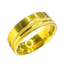 Anel Ouro 18k 6mm Riscos Brilho Casamento Noivado Luxo Casal Tradicional Anel Ouro 18k 6mm Riscos Brilho Casamento Noivado Luxo Casal Tradicional