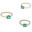 Anel Ouro 18K Esmeralda Oval Geometrico Natural Feminino Pedra Verde 0.6X.04cm E02ct05K240 Anel Ouro 18K Esmeralda Oval Geometrico Natural Feminino Pedra Verde 0.6X.04cm E02ct05K240