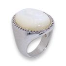 Anel Oval Zircônia AN3626