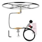 Anel para Fogueira Stanley 24" Queimador a Gás Propano em Aço Inoxidável