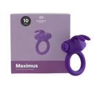 Anel Peniano com Estimulador de Coelho e Vibros - Maximus