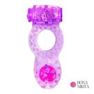 Anel Peniano com Vibrador e Pérola Estimuladora