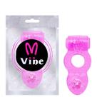 Anel peniano com vibrador e pérola estimuladora vip mix