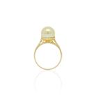 Anel Pérola Real - Cod - 537 F Banhado a ouro 18k