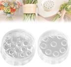 Anel porta-haste Oylyoyea 2024 Spiral DIY Ikebana para vasos