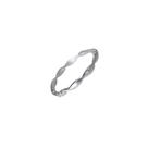 Anel Prata 925 Trabalhado com Zircônia 1,6 mm