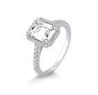 Anel retangular com cravejado moissanite 7x9mm 3.3ct joia de prata luxo möverich tamanho:15 Anel retangular com cravejado moissanite 7x9mm 3.3ct joia de prata luxo möverich tamanho:15