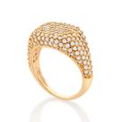 Anel Rommanel Folheado Ouro Com Zirconias 513358 Anel Rommanel Folheado Ouro Com Zirconias 513358