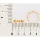 Anel Rommanel Folheado Ouro Skinny Formato Cromosso 513355 Anel Rommanel Folheado Ouro Skinny Formato Cromosso 513355