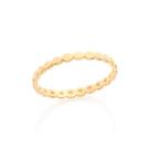 Anel Rommanel Skinny Ring Folheado a Ouro 512605