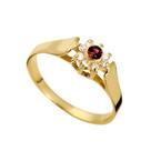 Anel Rubi Formatura Feminino Ouro 18k e Diamante Natural FJM1373-3 k380 Anel Rubi Formatura Feminino Ouro 18k e Diamante Natural FJM1373-3 k380