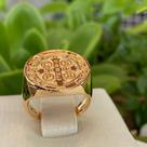 Anel São Bento Banhado A Ouro Ref.: 01.0934 Dourado Anel São Bento Banhado A Ouro Ref.: 01.0934 Dourado