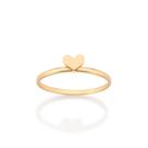 Anel Skinny Com Coracao Rommanel 513622 Tamanho:22Cor:Dourado