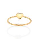 Anel skinny coração 18k 513223 Rommanel