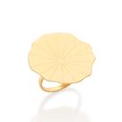 Anel Skinny Flor De Lotus Banhado a Ouro Rommanel 513635 Tamanho:24Cor:Dourado
