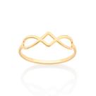 Anel skinny infinito 18k 513211 Rommanel