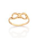 Anel Skinny Laço Banhado a Ouro Rommanel 513661 Tamanho:20Cor:Dourado