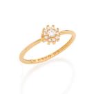 Anel skinny ring 18k com zircônias BRANCO 512363 Rommanel