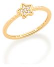 Anel Skinny Ring Composto Por Estrela, Crave 512942