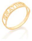 Anel Skinny Ring Escrito Gratidão.(joia Lic 512850 Anel Skinny Ring Escrito Gratidão.(joia Lic 512850