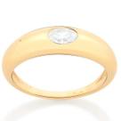 Anel solitário banhado ouro 3x 24k 18k e 22k feminino rommanel zircônia oval 513019 Anel solitário banhado ouro 3x 24k 18k e 22k feminino rommanel zircônia oval 513019