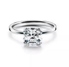 Anel solitario carre moissanite8mm 2.5ct joia de prata luxo möverich tamanho:12
