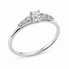 Anel Solitário em Prata 925 com Zircônia - Design Exclusivo Anel Solitário em Prata 925 com Zircônia - Design Exclusivo
