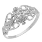 Anel Solitário Feminino Prata 950 Pedra Zircônia Moda Luxo Anel Solitário Feminino Prata 950 Pedra Zircônia Moda Luxo