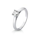 Anel solitario moissanite 5mm 0.5ct joia de prata luxo möverich tamanho:18