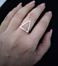 Anel Triangular Vazado Anel Triangular Vazado