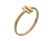 Anel TT, Em Ouro Amarelo 18K