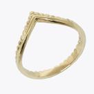 Anel V - Cod 722 F Banhado a ouro 18k